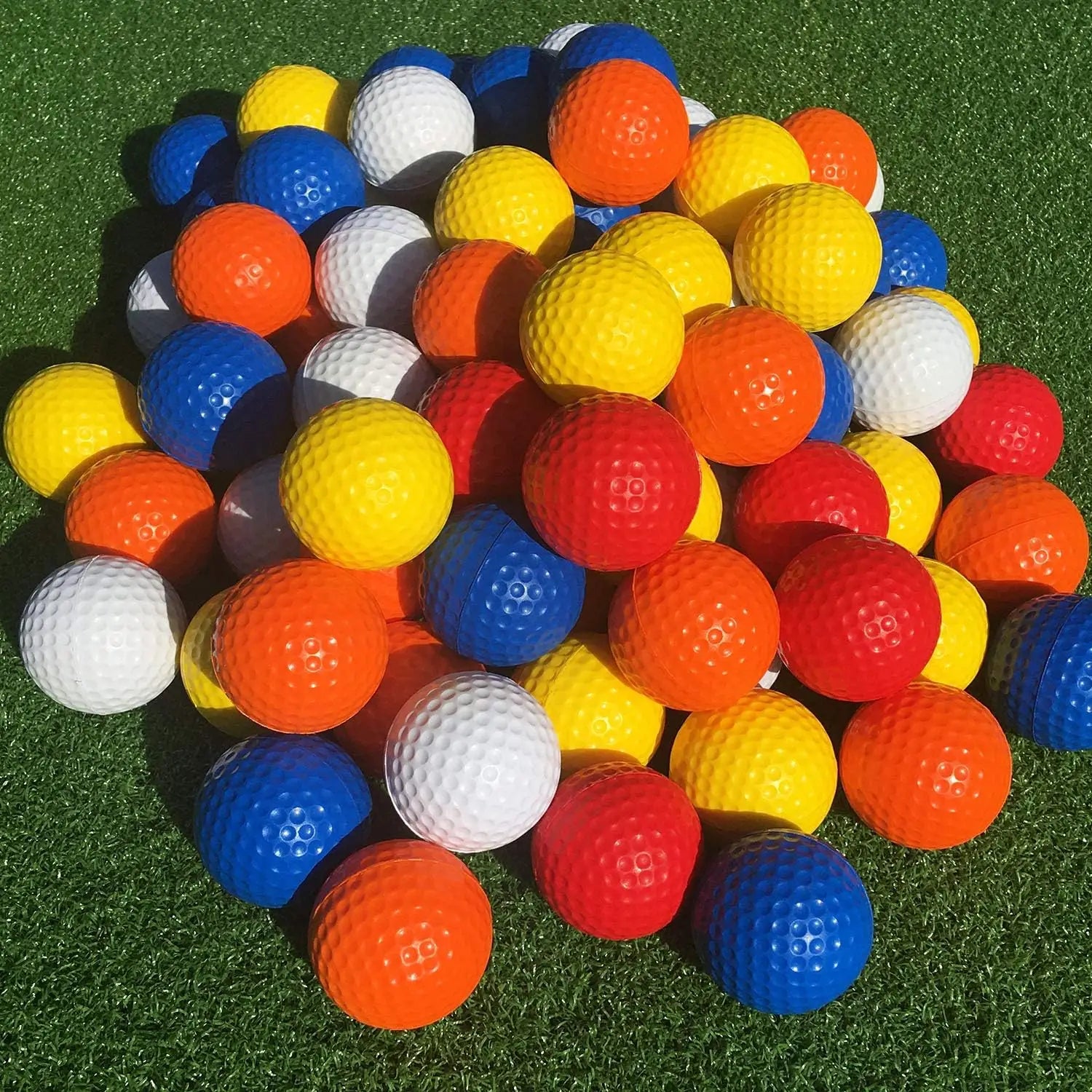Rubber Foam Golf Practice Balls Light Soft Golf Swing Training Balls for Indoor and Outdoor