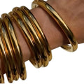 European American Style 18K Gold Bracelet Stainless Steel Elegant Ins Fashionable Bangle