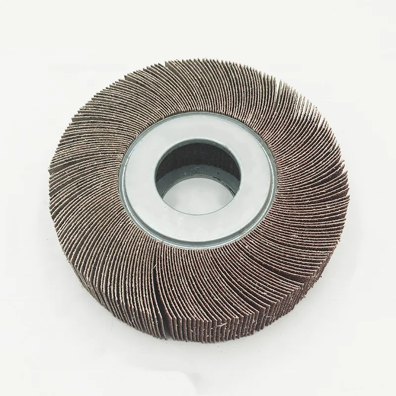 6.5*1*1 Inch Kx309 Aluminum Oxide Flap Wheel for Polishing Stainless Steel Metal Wood Furniture Stone Rust Removal