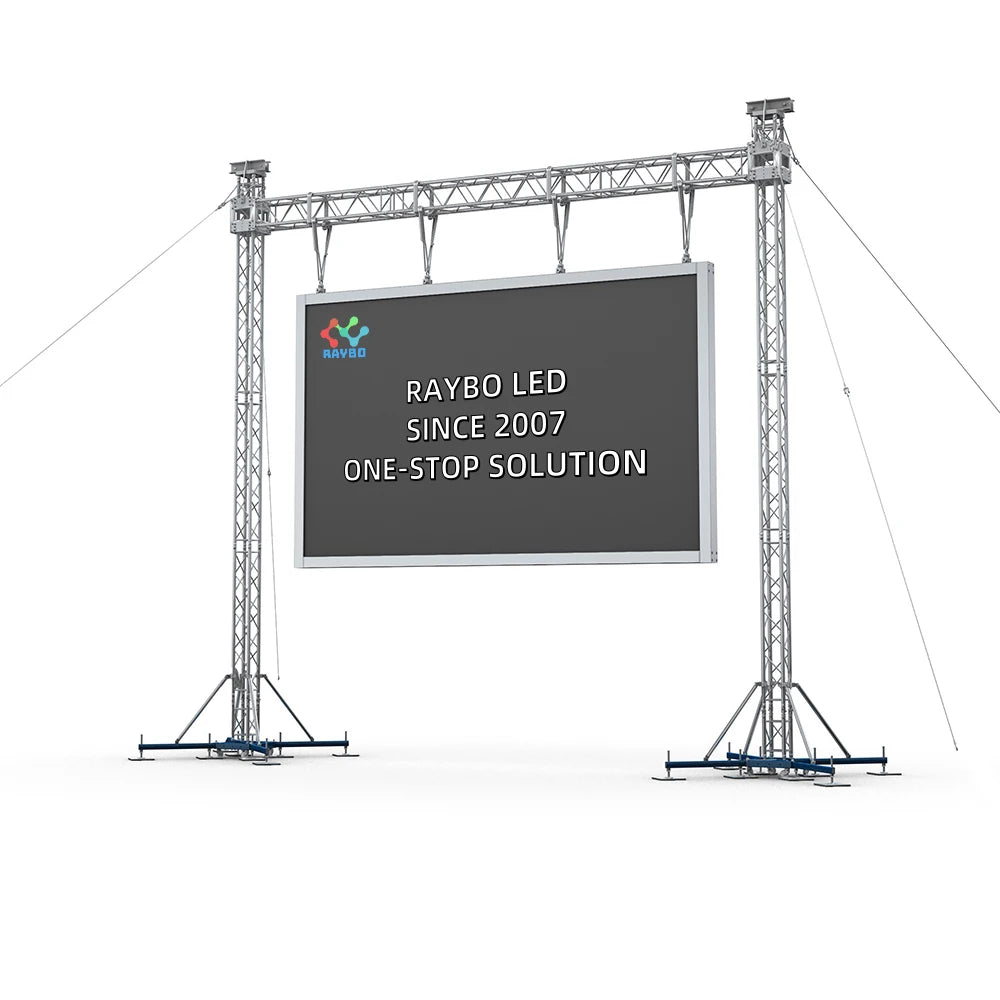 RAYBP Outdoor LED Video Wall 500*500 Full Color Novastar Slim HD 3.91mm Rental for Football Match Elevator & Wayfinding