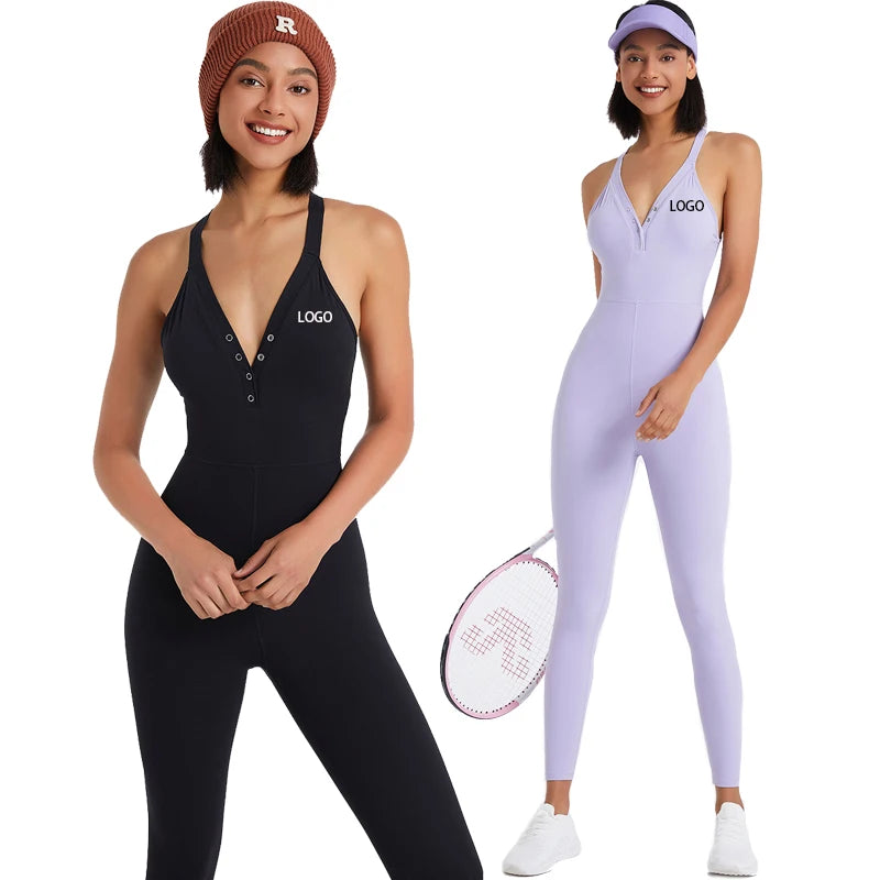 Custom Logo Pilates Activewear Fitness Wear Suit Aerial Yoga Suit Ballet Jumpsuit Women