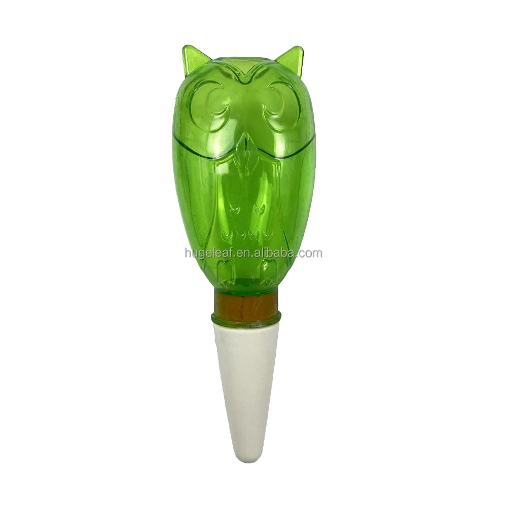 Owl Shape Automatic Drip Irrigation Leak Proof Garden Self Watering Spike with Terracotta Clay