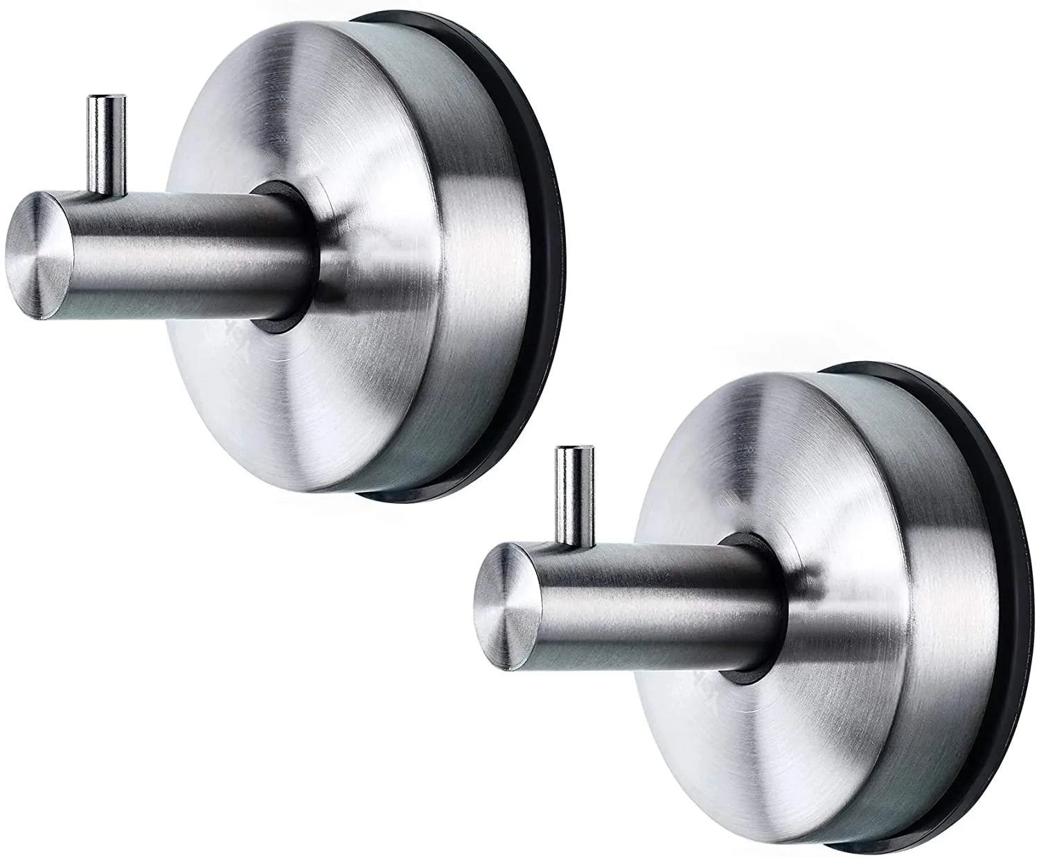 Strong Vacuum Suction Cup Stainless Steel Towel Hooks Bathroom  Hanger Rack