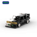 Creative Bricks Toy Eco-Friendly Plastic Buildings Cars Creative MocWhite and Black Bricks Model Sportcar Building Block Sets