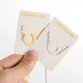 Manufacturer Horse Lover Stainless Steel 18K Gold Plated Horseshoe Charm Chain Bracelet Horseshoe Pendant Bracelet for Women