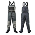 3 Layers Breathable Replaceable Pocket Hunting Fly Fishing Vests Waders With Boots