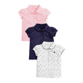 Summer Kids Clothing  Girls 100% Cotton Polo T-shirt  for 2-6Y Casual Tee Children Clothing