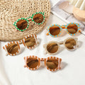 New Design Cute Round Little Girls Boys Toddler Baby Sunglasses Uv400 Matt Frame Kids Fashion Sunglasses