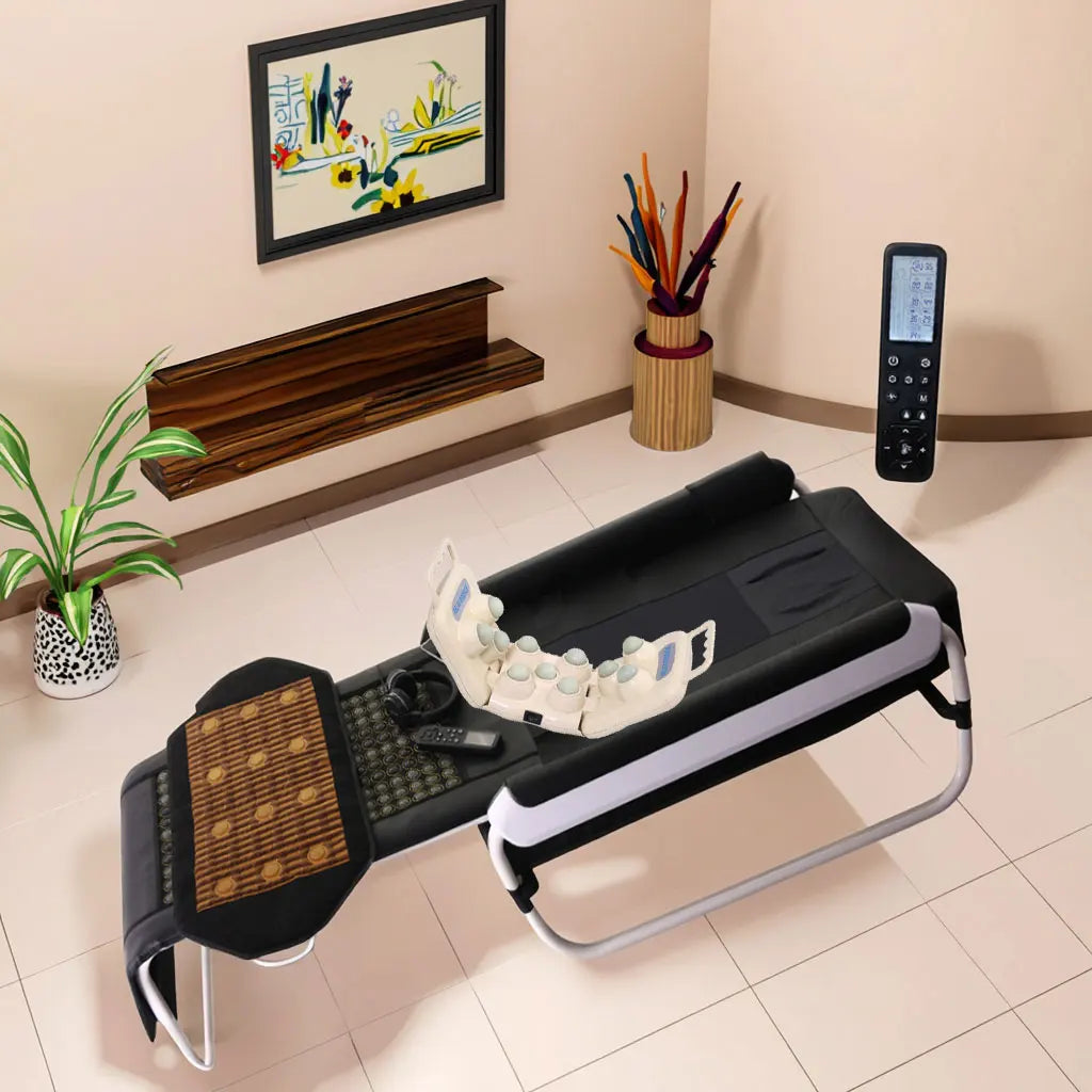 Korea Masaje Camilla Jade Master V3  V6 Electric Thermal Ceramic Mat Stone Roller Spa Heating Therapy Infrared Massage Bed
