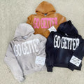 OEM High Quality 100% Cotton Heavyweight Embroidery Patch Ovrsized Acid Wash Distressed Patches Hoodie for Men