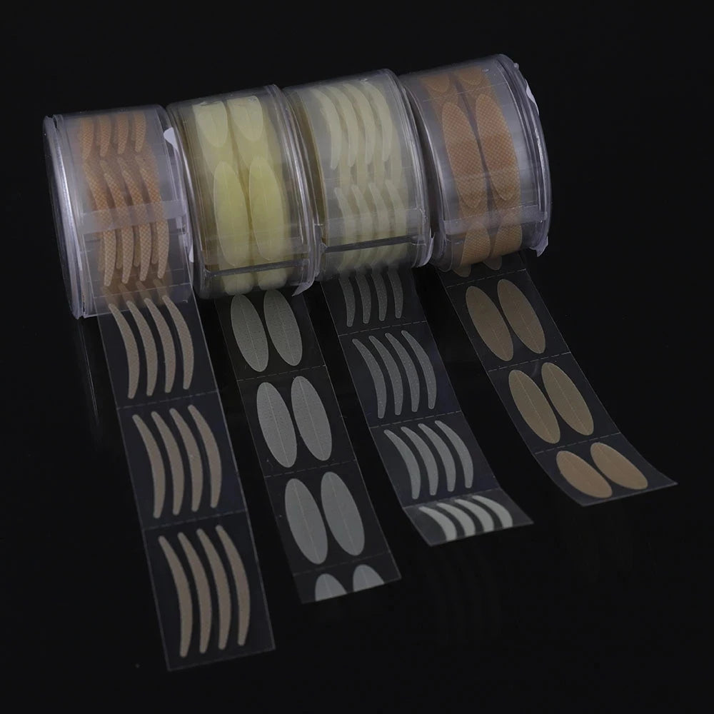 600PCS Invisible Eyelid Sticker Lace Eye Lift Strips Double Eyelid Tape Adhesive Stickers Eye Tape Tools