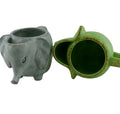 Retro Old Color Elephant Ceramic Mug Tea Bag Mug