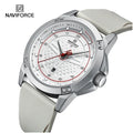 NAVIFORCE 8031Factory Custom Logo Silicone Strap Big Dial Waterproof Quartz Men WristWatch Luminous Hands Male Sport Set