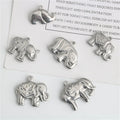 Stainless Steel Elephant Pendant Necklace Bracelet Accessories DIY Tagor Jewelry Jewelry
