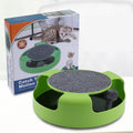 Auto Rotate Mouse Cat Toy the Mouse House Cat Toy Interactive Scratching Pad Scratcher Rotating Cat Mouse Toy