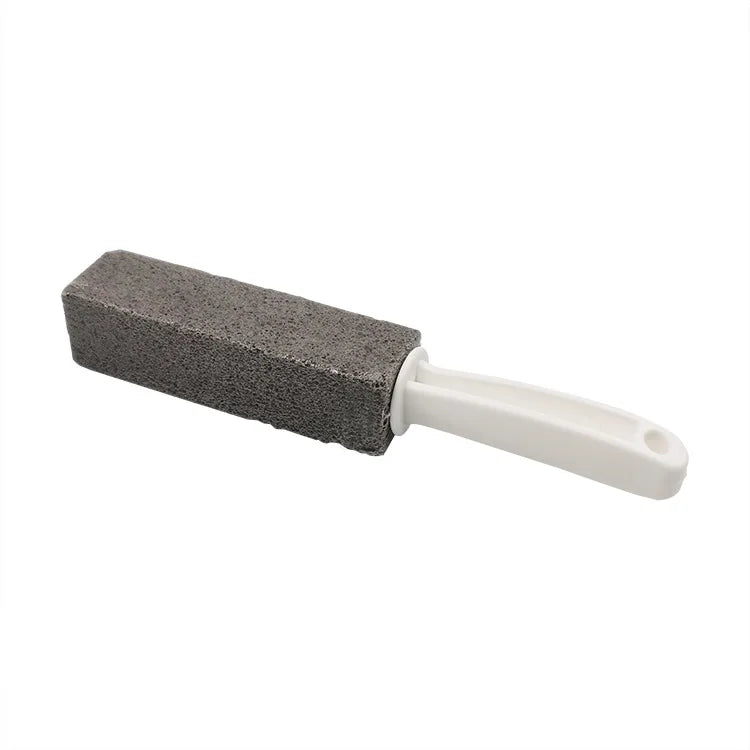 Pumice Stone Toilet Brush Bathroom Toilet Cleaning Tool Sink Bathtub Removal Scale Crevice Scrubbing Cleaning Brush with Handle