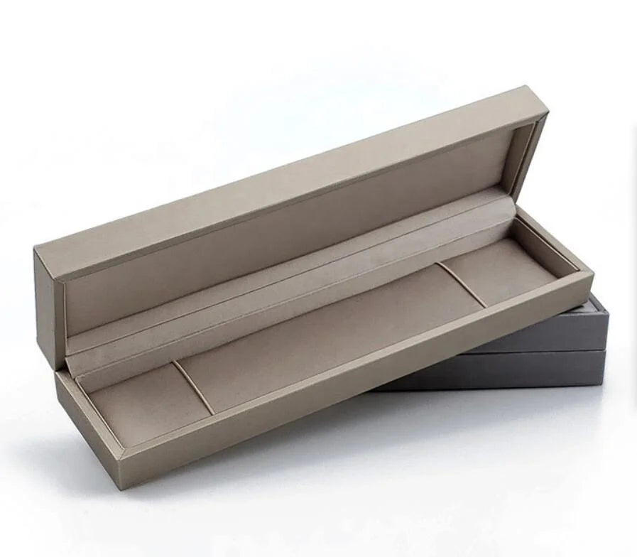Customized Luxury PU Leather Octagonal Bracelet Box with Velvet Lining and Recycled Materials