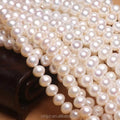 Certified ZZDIY052 10-11Mm Four-Sided T-Aaaa Loose Akoya Pearl Necklace of Freshwater Pearls