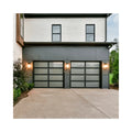 Fine Hot Sale Modern Aluminum Frosted Glass Sectional Garage Doors From China Factory