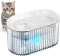 Ultra Quiet 1.35L Pet Water Fountain with Transparent Window Custom Pet Water Dispenser for Cats and Dogs