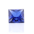 Wholesale Price Princess Cut Royal Blue Lab Grown  Sapphire for Earring Setting