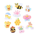 Wholesale Price Bulk Stock Lovely Cartoon Honey Jar Bee Resin Embellishment Decoration