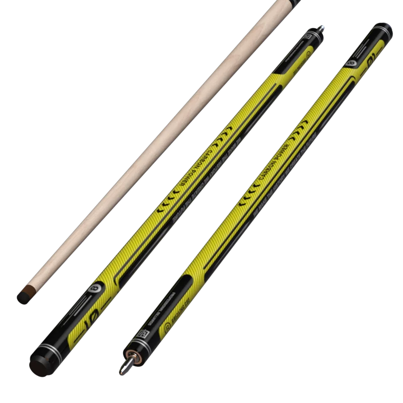 2022 Titan Series Professional High Quality Lightweight Pool Cue Stick Maple Shaft Stainless Steel Decal Butt Cue