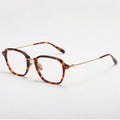 Benyi Hot Sales Titanium Optical Reading Computer Eyeglasses Frame Fashion Design Square Eyeglasses Frame for Women