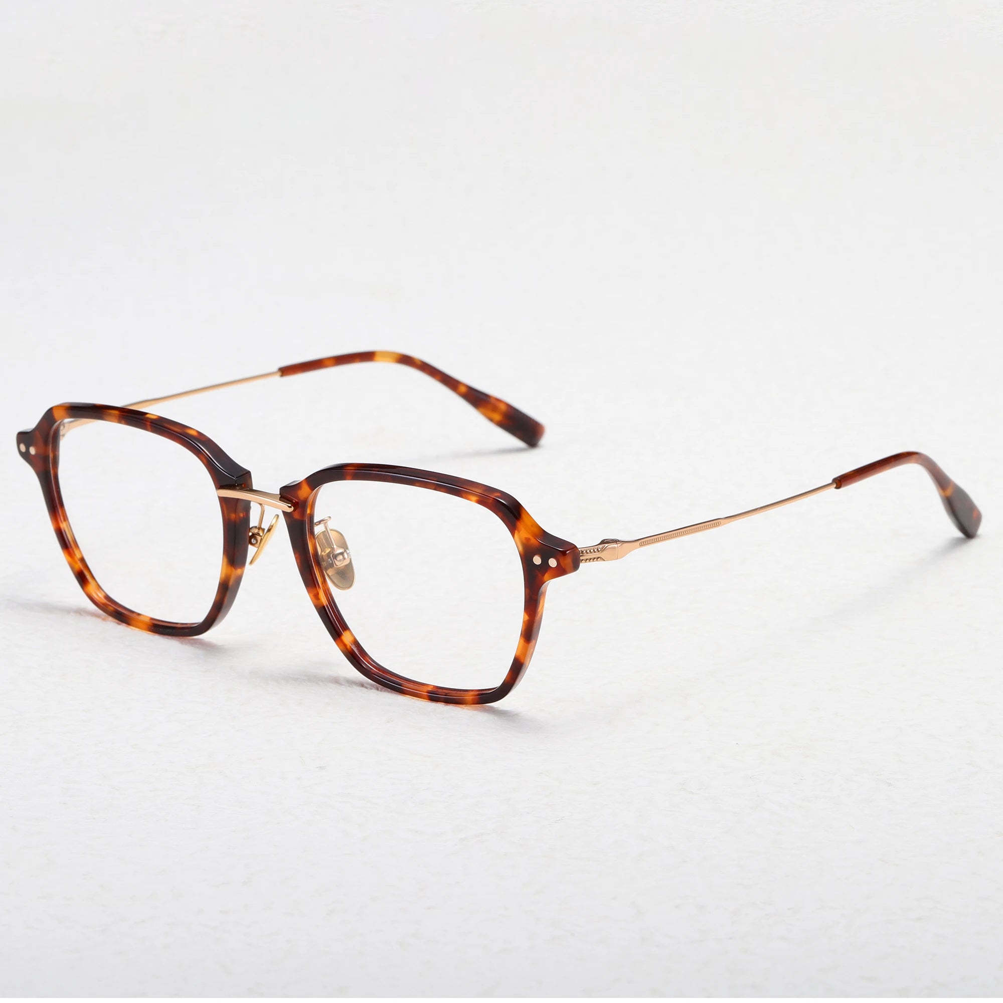 Benyi Hot Sales Titanium Optical Reading Computer Eyeglasses Frame Fashion Design Square Eyeglasses Frame for Women