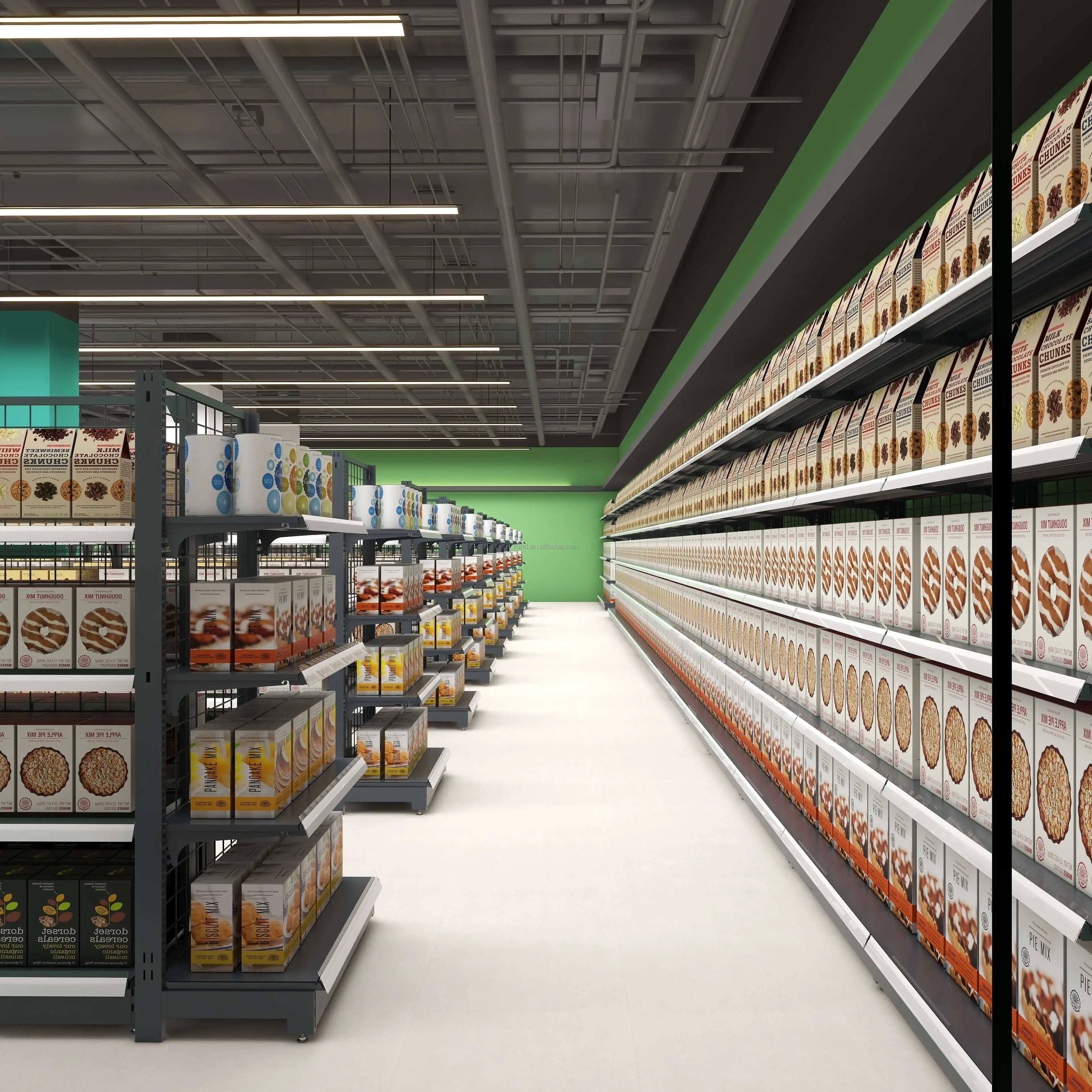 Customized RD 20# Supermarket/Shoe Rack Convenience Store Display Rack 80kg Each Layer Strong Load Capacity Shelf