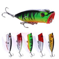 6.5CM-12G Top Water Popper Fishing Lures Wholesale Sea Swimming Trolling 3d Eye Popper Lure