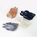 Large Acetate Glossy Rabbit Hair Claw Cute Large Acetic Acid Bunny Hair Claw Clips Girls Cartoon Animal Shape Hair Accessories