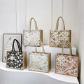 Accept Custom Women's Shoulder Bag Fashion Designer Handbag Print Ladies Branded Book Tote Bag