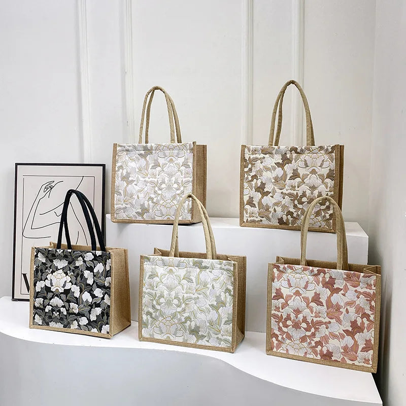 Accept Custom Women's Shoulder Bag Fashion Designer Handbag Print Ladies Branded Book Tote Bag