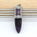 HY Factory natural crystal gravel three-dimensional conical pendulum jewelry for wedding decoration and gifts