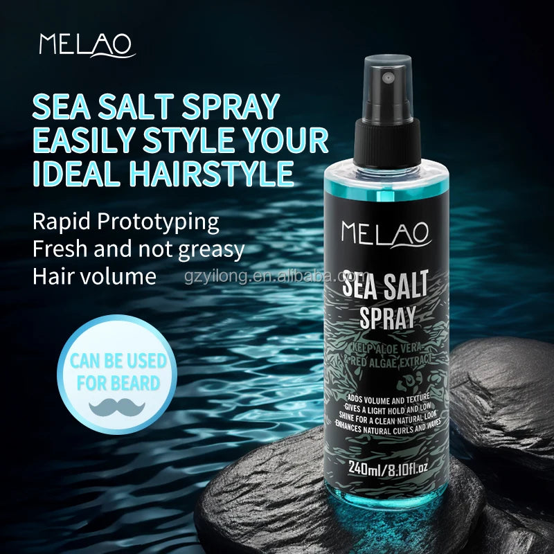Private Label Sea Salt Spray for Hair Fast Drying Texturizing Volumizing Natural Based Sea Salt Spray Men