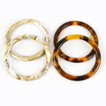 Meetee BS517 10cm Fashion Bags Handbags Handmade DIY Craft Accessory Acrylic Round O-shaped Handles Resin Circle Handle