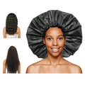 HZM-22124 Extra Large Shower Cap Jumbo Adjustable Reusable EVA Shower Cap for Dreadlocks Waterproof Bath Cap for Women