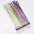 Cheap Price Custom 7mm Polyester Neck Phone Lanyard Detachable String USB Badge Holder Strap