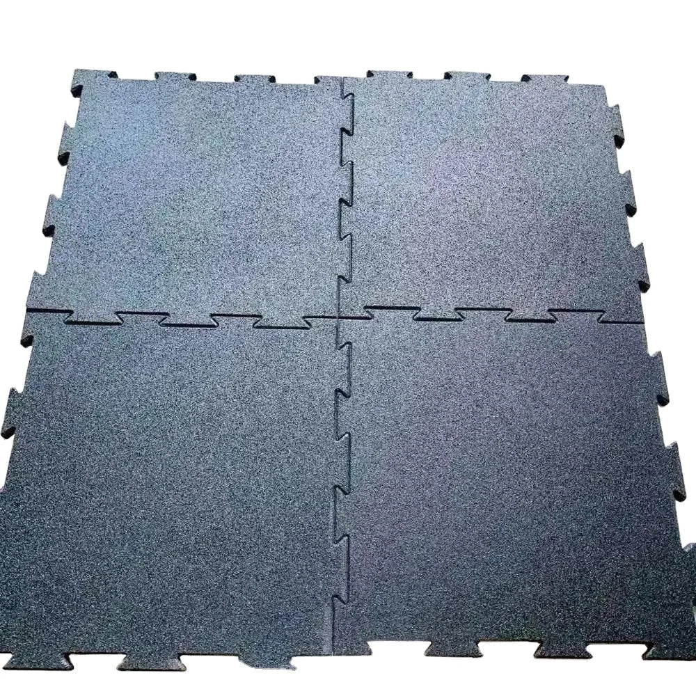 Commercial Fitness Strength Training Rubber Floor Mat Tiles 15-30mm Thickness Customized Color 500x500mm Gym Home Use Sunshine