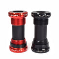FMFXTR Mountain Bike Bottom Bracket Axle BB91 Threaded Type 68-73mm Aluminum Sealed Bearing Hollow Integrated Bicycle Axle