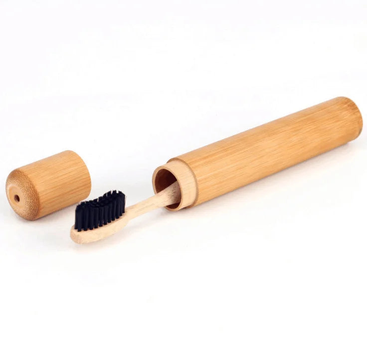 Wholesale Custom Logo Eco-friendly Biodegradable Adult Travel for Toothbrush with Nylon Bristles