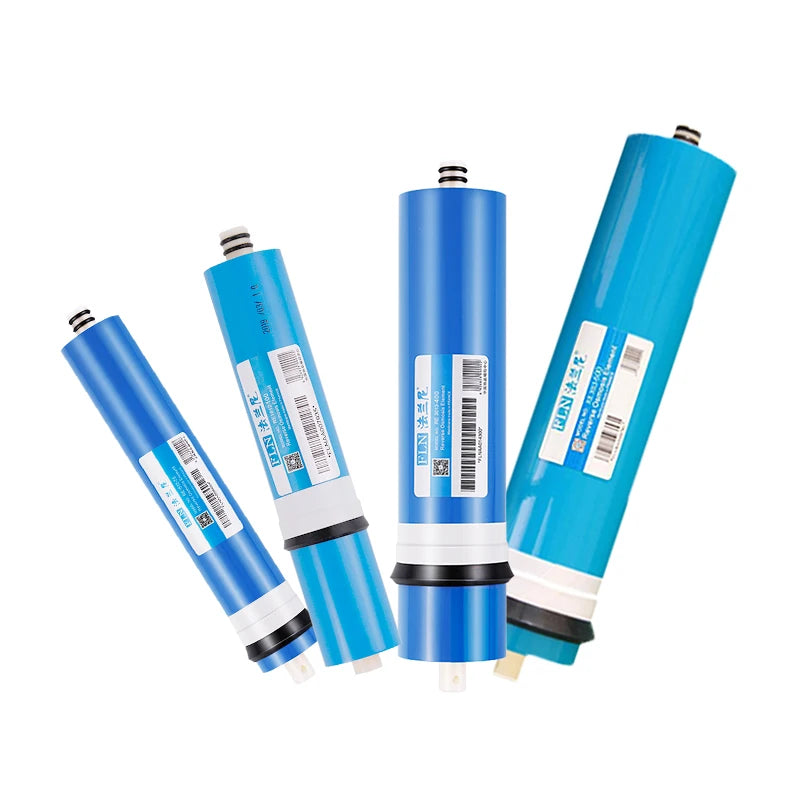 Ro Reverse Osmosis Filter Cartridge for Home Water Purifier Efficient 0.0001 Micron Filtration for Household Use