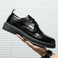 Hot Sale Men's Business Shoes Formal Dress Black PU  Leather Shoes Fashion Trend British Style Leisure Daily Wear Office Shoe