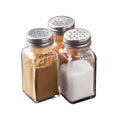 Kitchen Herb and Spice Empty Glass Spice Seasoning Bottle Square Spice Bottles Glass Spice Jar Pepper Jar