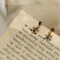 Sterling Silver Women European Style Vintage Design Earrings