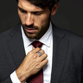 Cool Stainless Steel Rings Hip Hop Silver Gold Geometric Rings Mature Totem Rings for Men