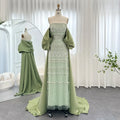 Jancember SCZ147 Rhinestone Long Women's Boat Neck Formal Party Evening Prom Dresses