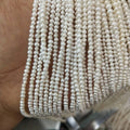 3-4 mm Mini Near Round Freshwater Pearl Loose in Strand Wholesale Freshwater Pearl Strand