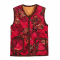Custom Floral Fleece Yoga Vest Women Scrubs Sleeveless Top Sports Vest Women's Vests & Waistcoats for Women